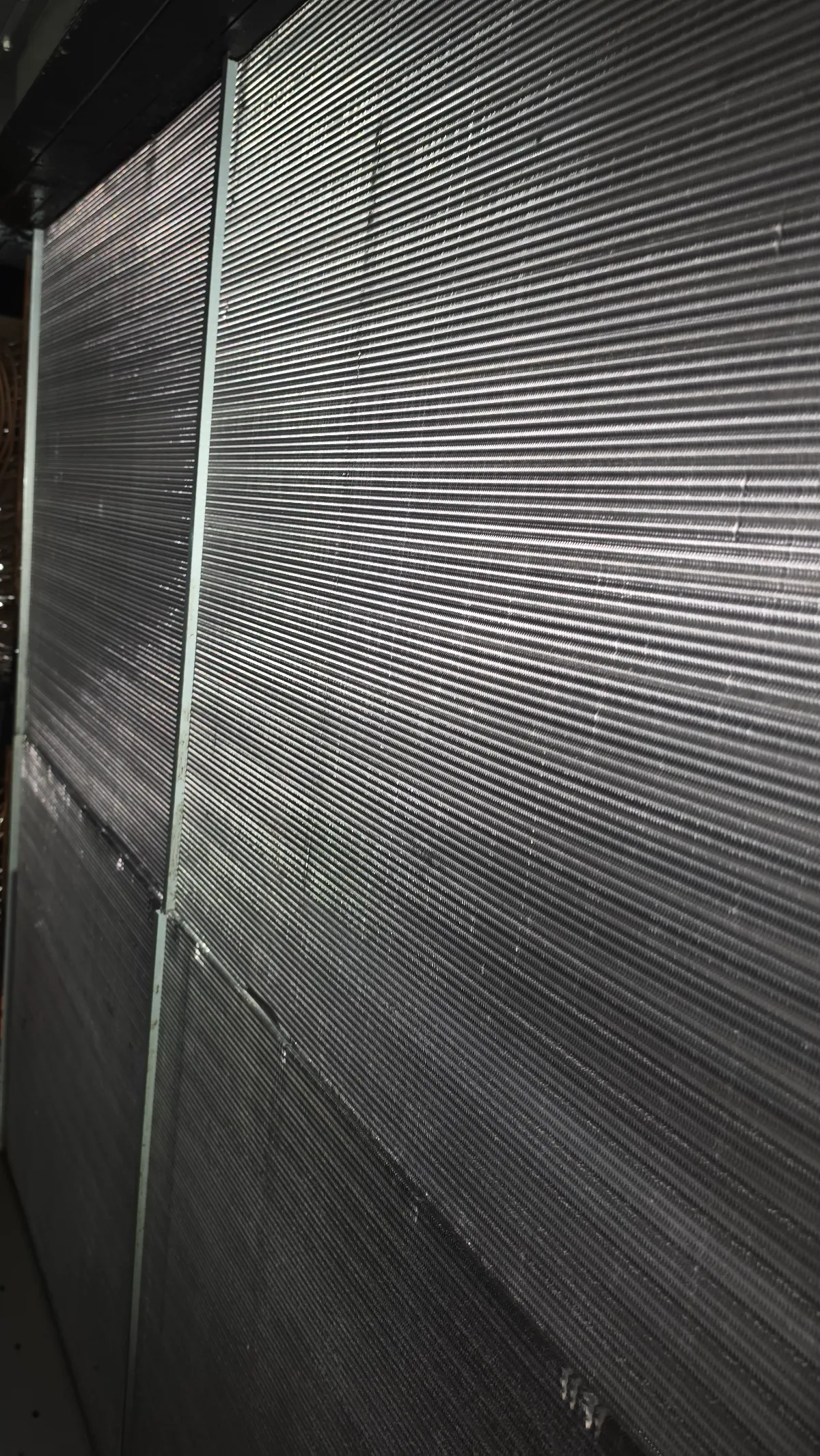 Progress photo showing Clean coik during Commercial HVAC repair in Indian Wells, California