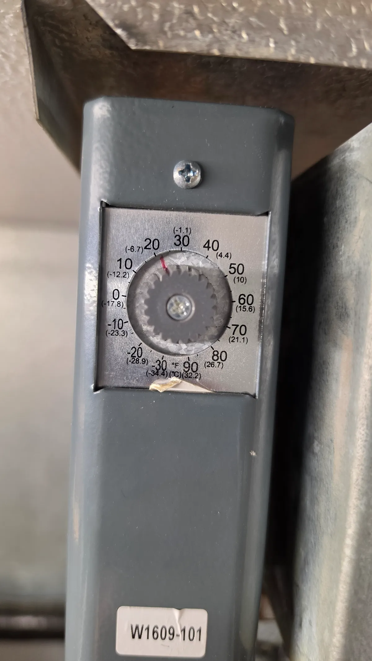 Progress photo showing defective cold control during Commercial Refrigeration service in Rancho Mirage, California